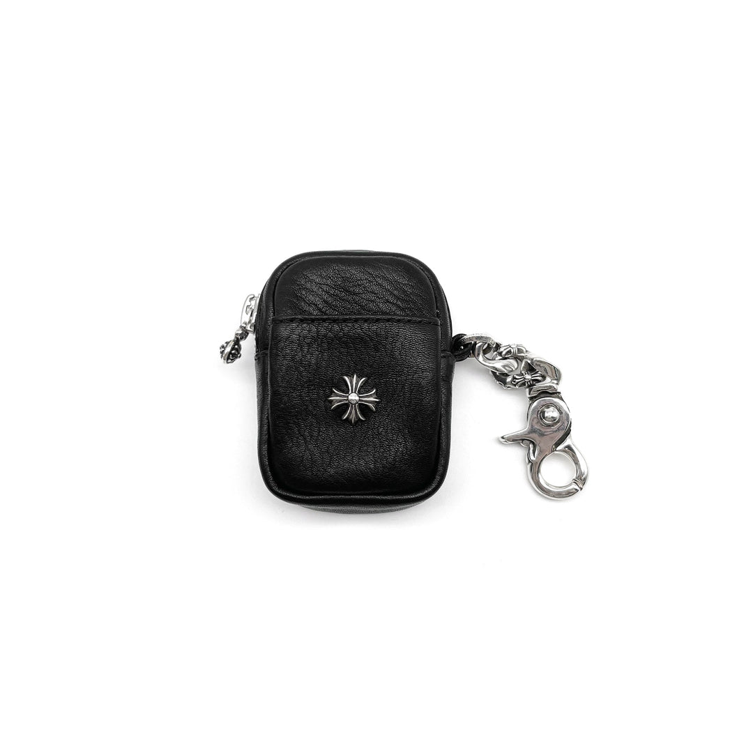Chrome Hearts Black CH Plus Airpods Micro Taka Wallet - SHENGLI ROAD MARKET