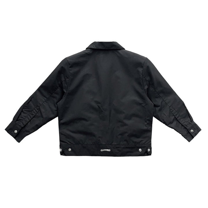 Chrome Hearts Black Cross Nylon Utility Zip Shirt - SHENGLI ROAD MARKET