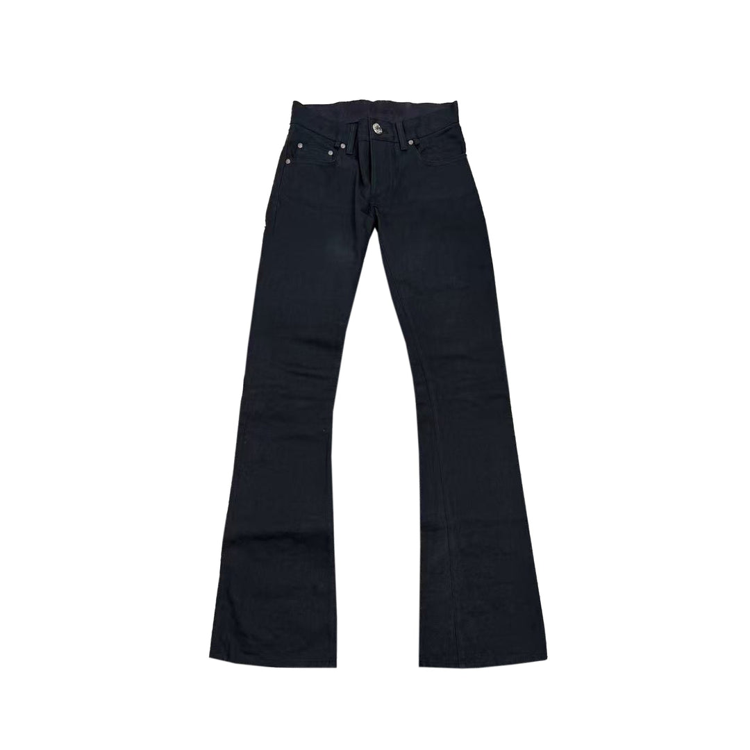 Chrome Hearts Black Flared Pants - SHENGLI ROAD MARKET