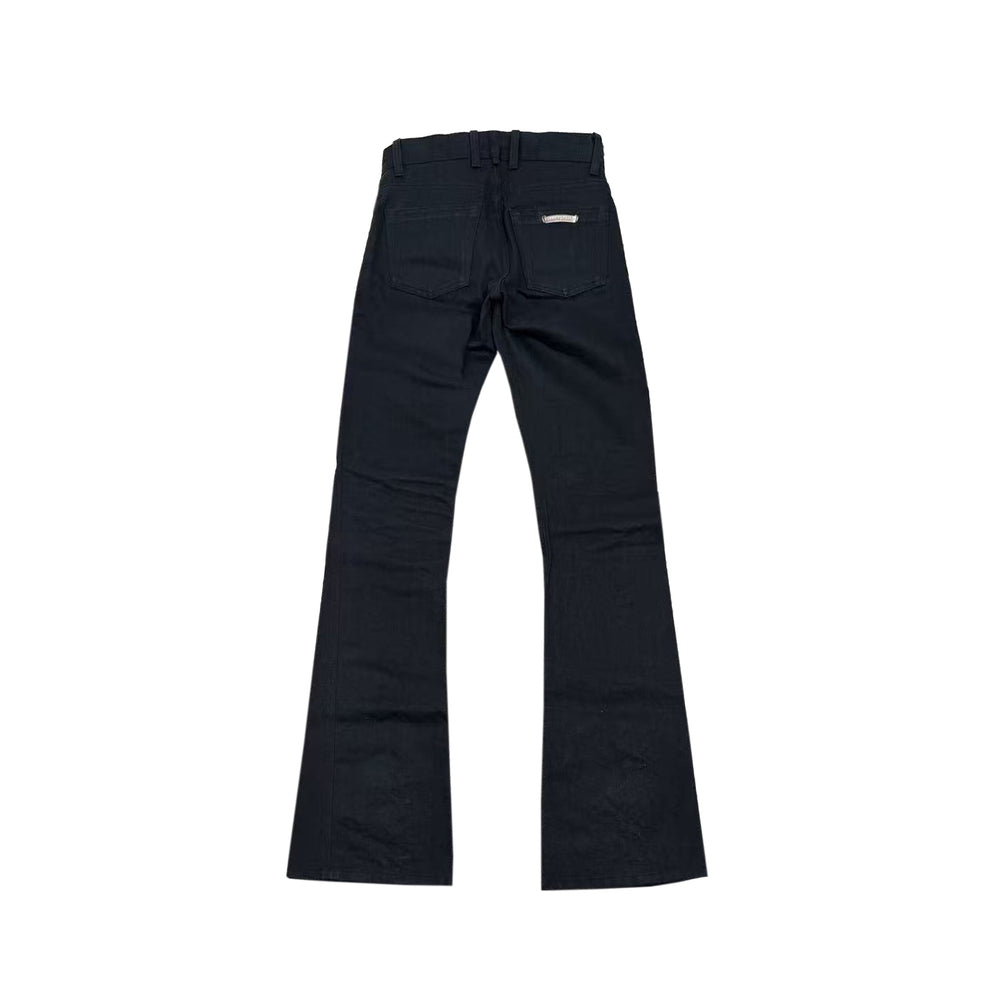 Chrome Hearts Black Flared Pants - SHENGLI ROAD MARKET