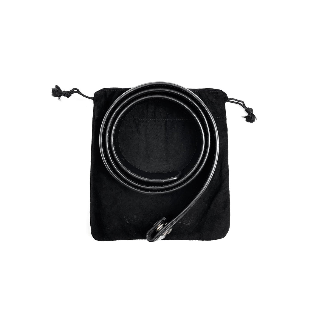 Chrome Hearts Black Leather Belt - SHENGLI ROAD MARKET