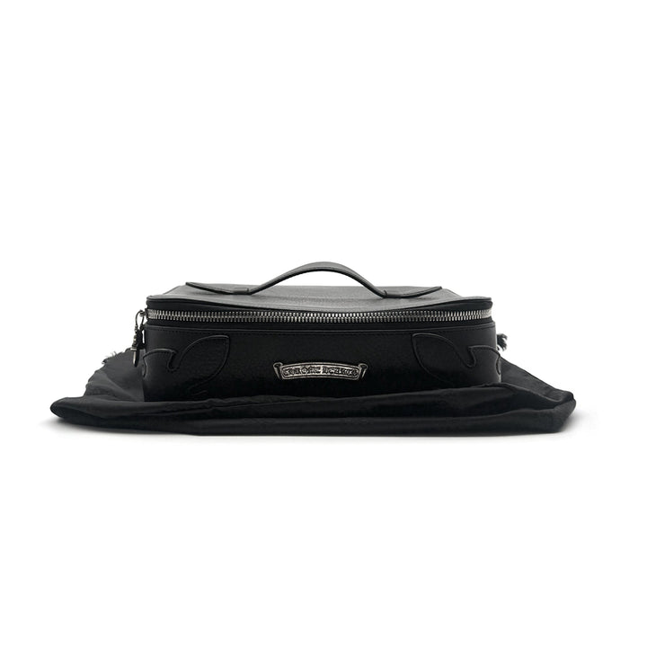 Chrome Hearts Black Leather Cosmetic Case Jewelry Box - SHENGLI ROAD MARKET