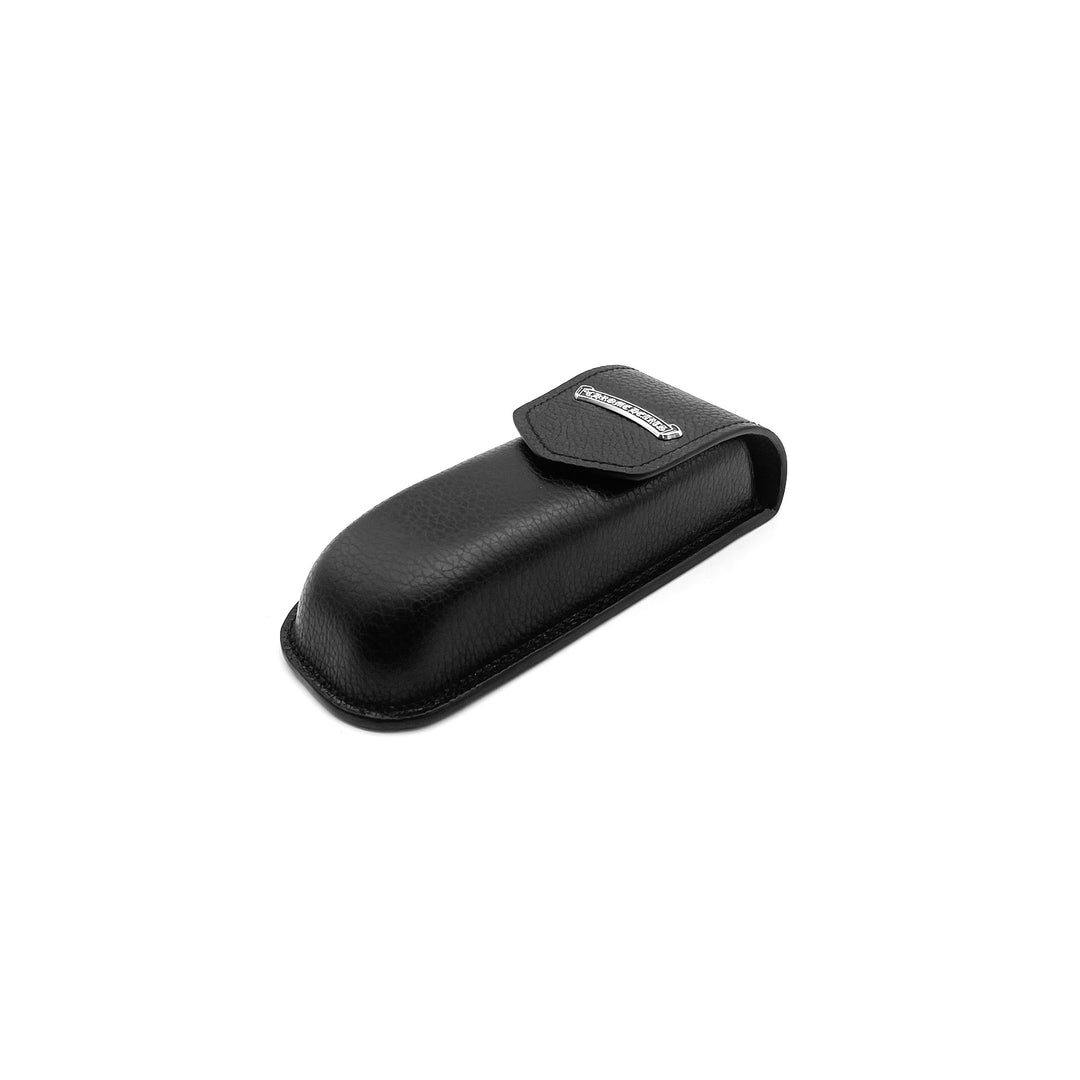 Chrome Hearts Black Leather Glasses Case Cigar Holder - SHENGLI ROAD MARKET