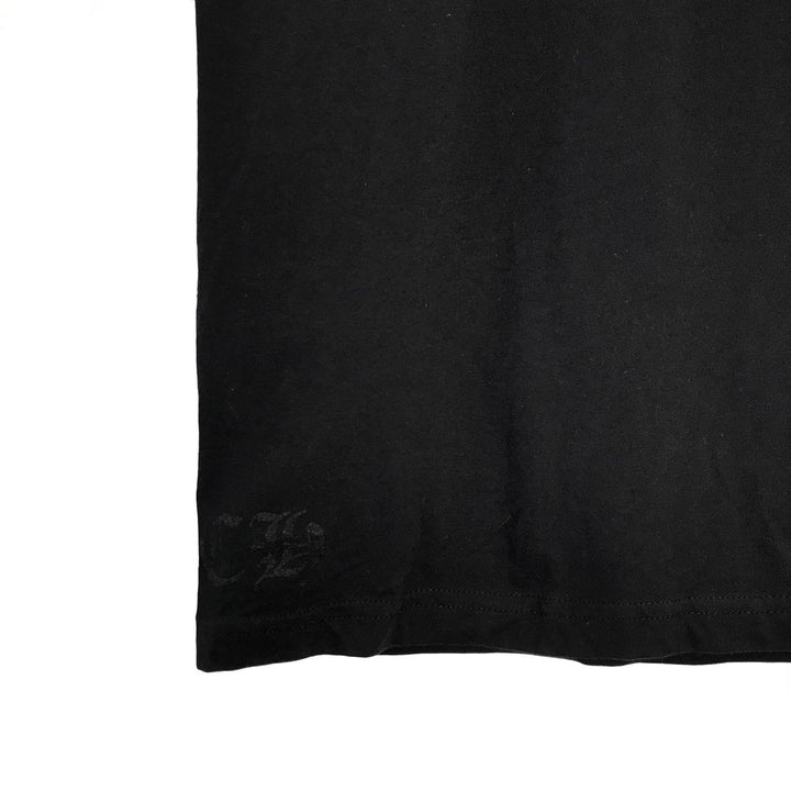 Chrome Hearts Black Neck Logo Short Sleeve Tee - SHENGLI ROAD MARKET