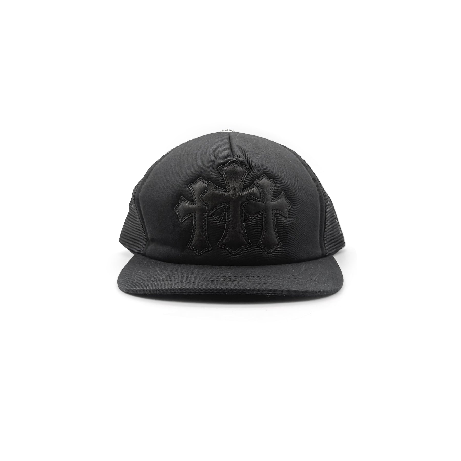 帽子 Chrome Hearts Baseball Cap RS 3 Cross Chrome Hearts Triple Leather Cross Hat | eBay
