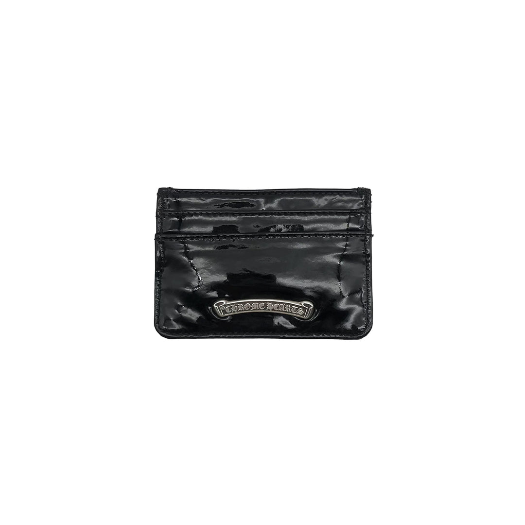 Chrome Hearts Black Patent Silver Studs Cardholder - SHENGLI ROAD MARKET