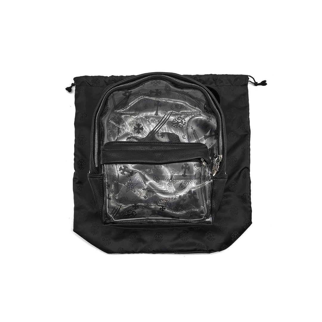 Chrome Hearts Black PVC Backpack - SHENGLI ROAD MARKET