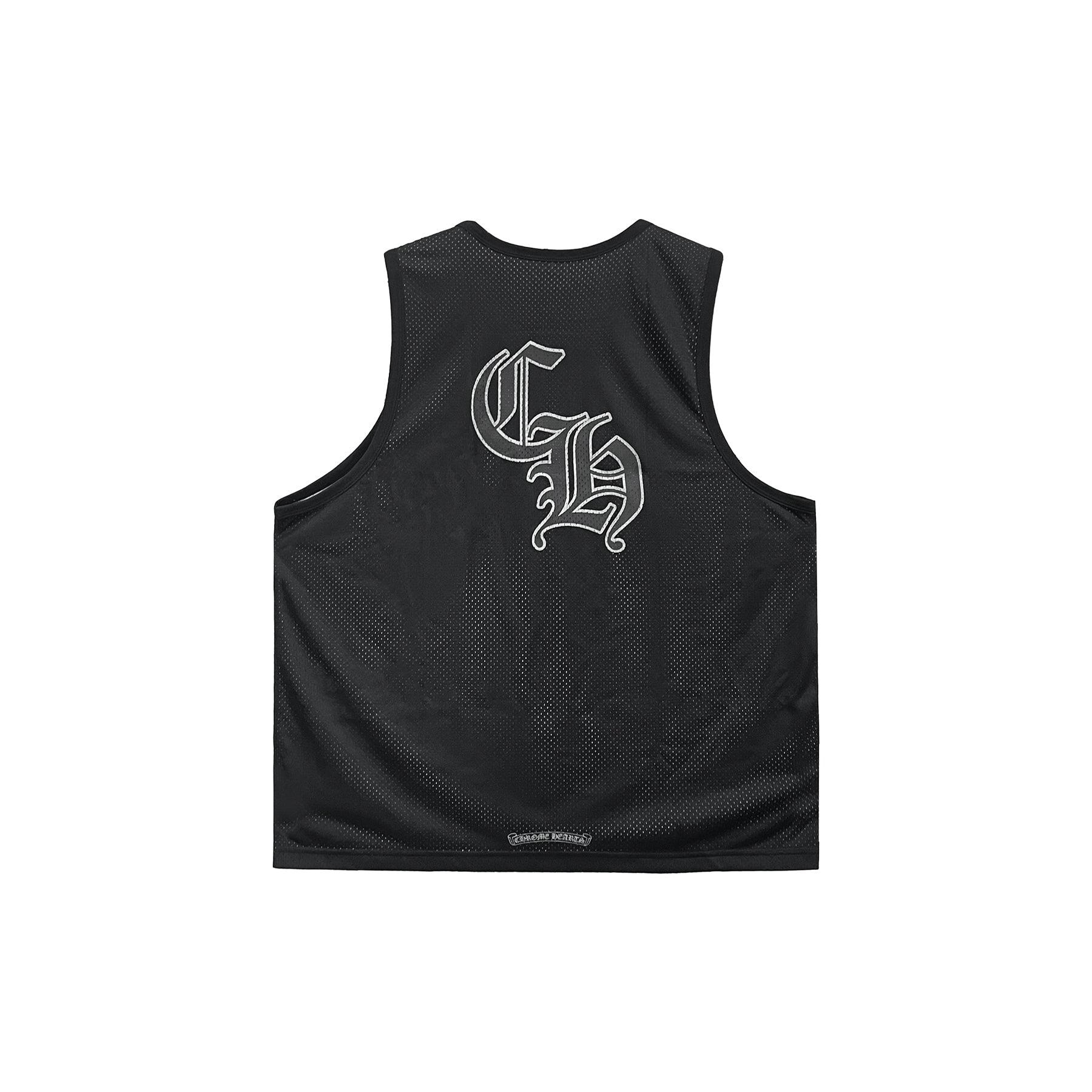 Chrome Hearts Mesh Reversible Jersey Black Tank Top - SRM