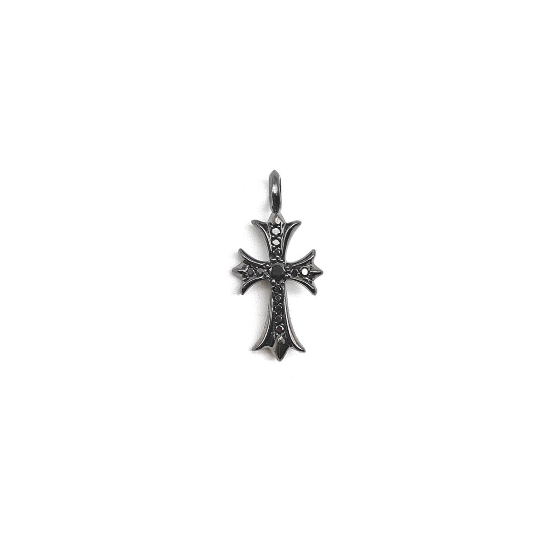 Chrome Hearts Black Rhodium Silver Cross Pendant - SHENGLI ROAD MARKET