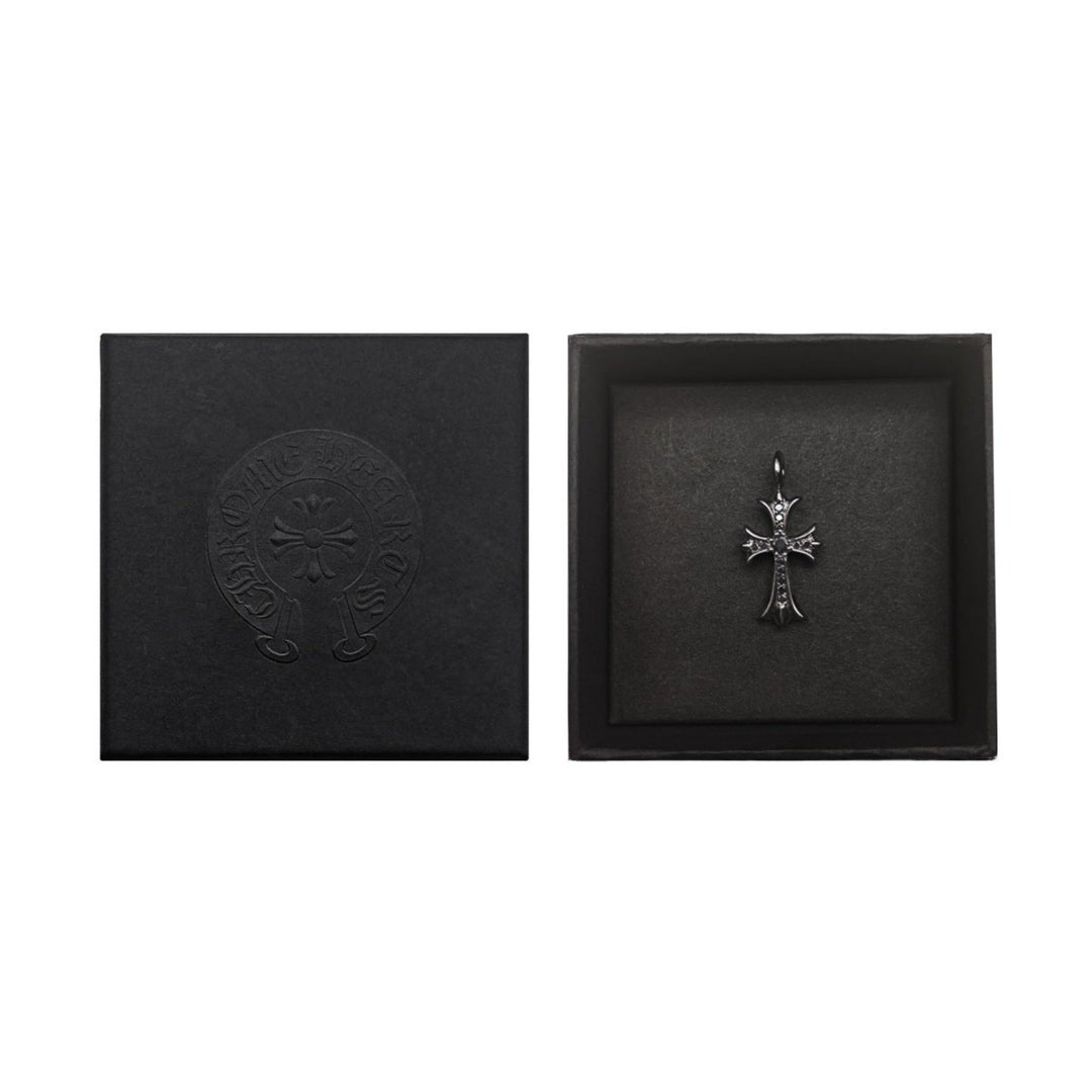 Chrome Hearts Black Rhodium Silver Cross Pendant - SHENGLI ROAD MARKET
