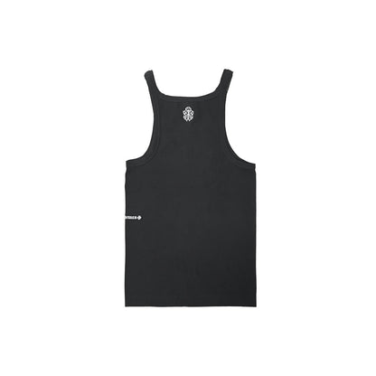 Chrome Hearts Black Script Dagger Logo Tank Top - SHENGLI ROAD MARKET