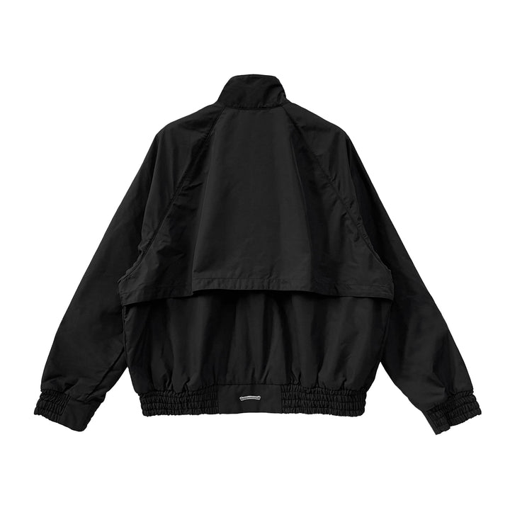Chrome Hearts Black Script Logo Windbreaker Jacket - SHENGLI ROAD MARKET