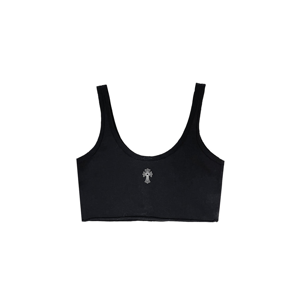 Chrome Hearts Black Short Version Tank Top - SHENGLI ROAD MARKET