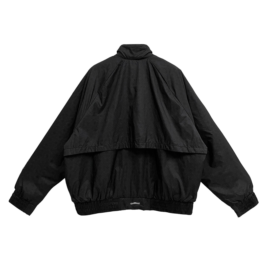 Chrome Hearts Black Tonal Monogram Cross Pattern Quilted Jacket - SHENGLI ROAD MARKET