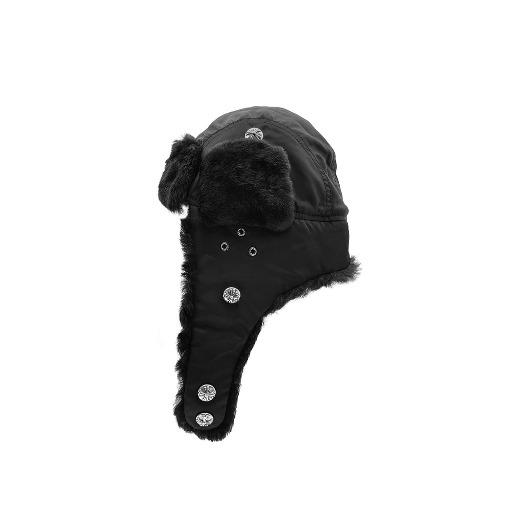 Chrome Hearts Black Trapper Hat - SHENGLI ROAD MARKET