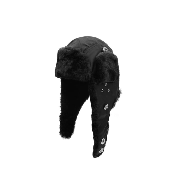 Chrome Hearts Black Trapper Hat - SHENGLI ROAD MARKET