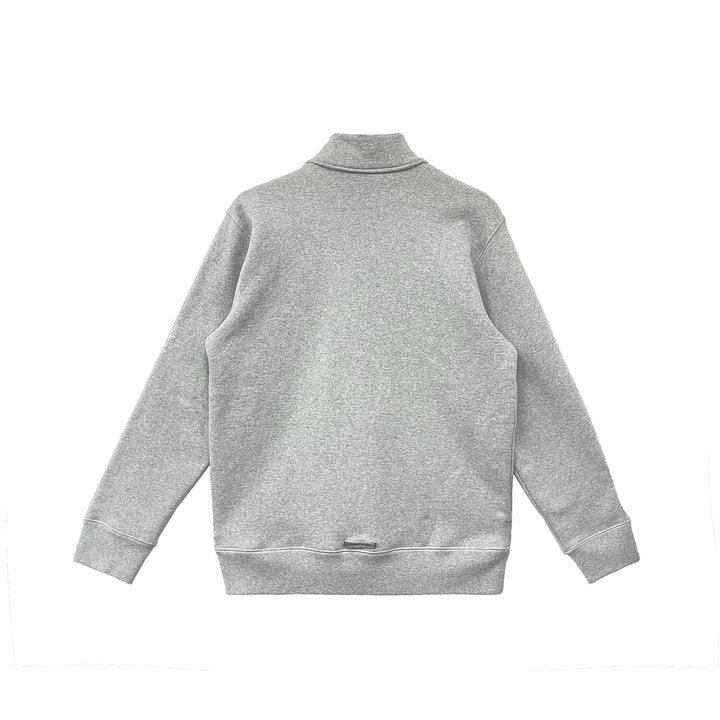 Chrome Hearts Black Triple Cross Half Zip Grey Sweatshirt - SHENGLI ROAD MARKET