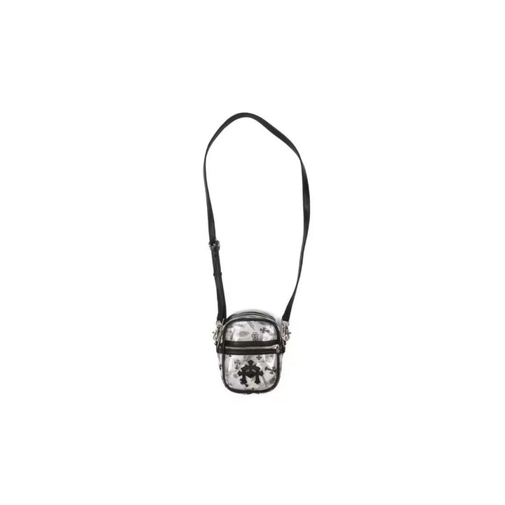 Chrome Hearts Black Triple Cross PVC Taka Crossbody Bag - SHENGLI ROAD MARKET