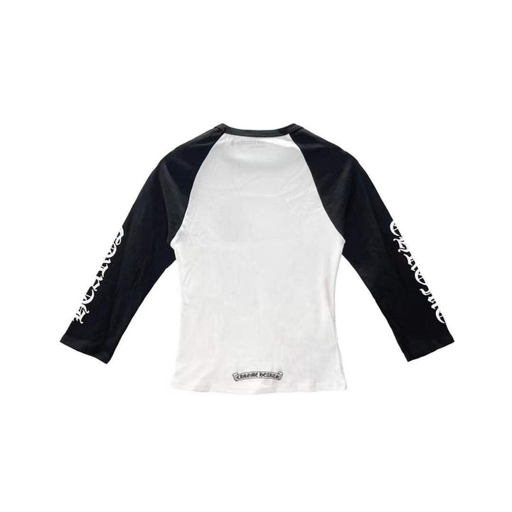 Chrome Hearts Black White Dagger Baseball Long Mid Sleeve Babyshirt - SHENGLI ROAD MARKET