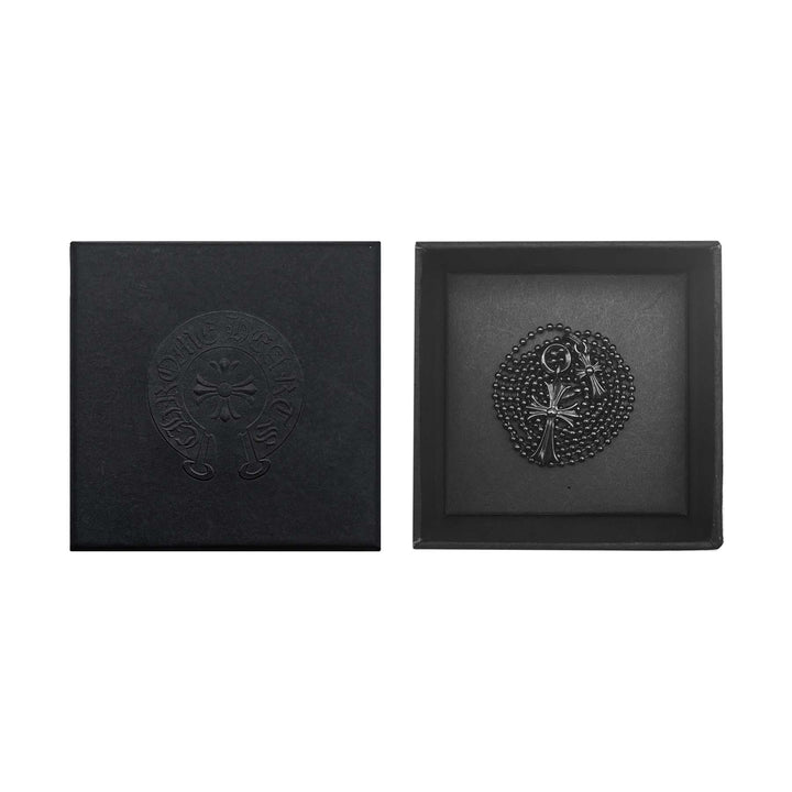 Chrome Hearts Black&Sliver Cross Pendant Necklace - SHENGLI ROAD MARKET