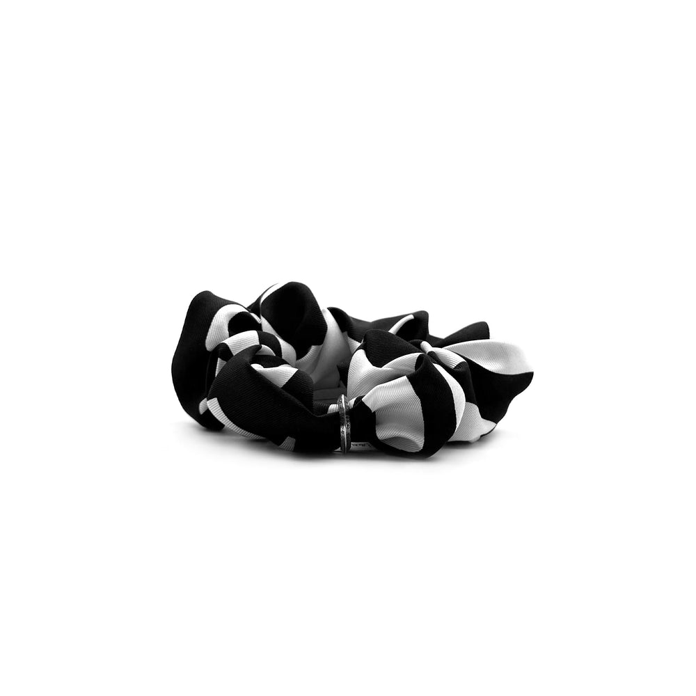 Chrome Hearts Black&White Silk Scrunchie - SHENGLI ROAD MARKET