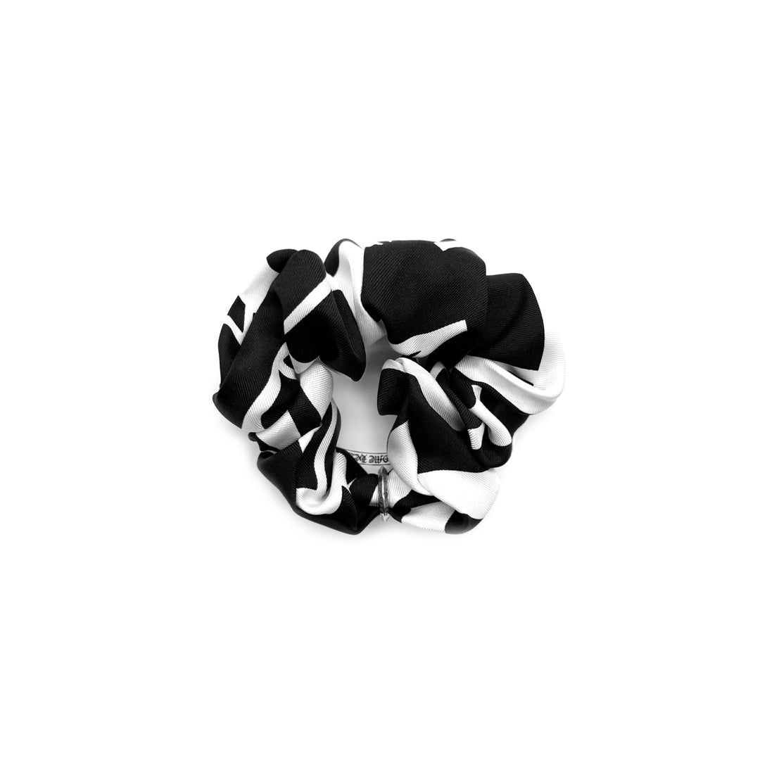 Chrome Hearts Black&White Silk Scrunchie - SHENGLI ROAD MARKET