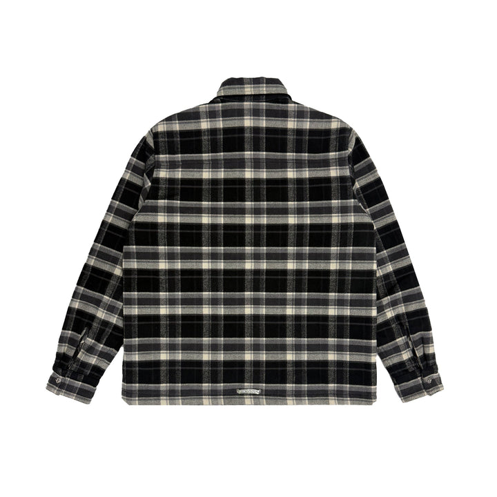 Chrome Hearts Black&White Work Dog Quilted Shirt Jacket - SHENGLI ROAD MARKET