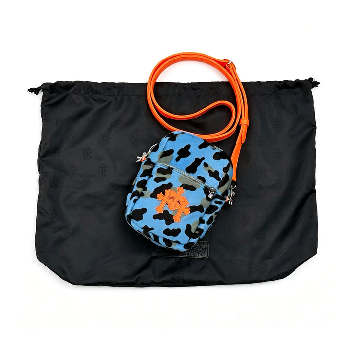 Chrome Hearts Blue Camouflage Pony Hair TAKA Camera Bag - SHENGLI ROAD MARKET