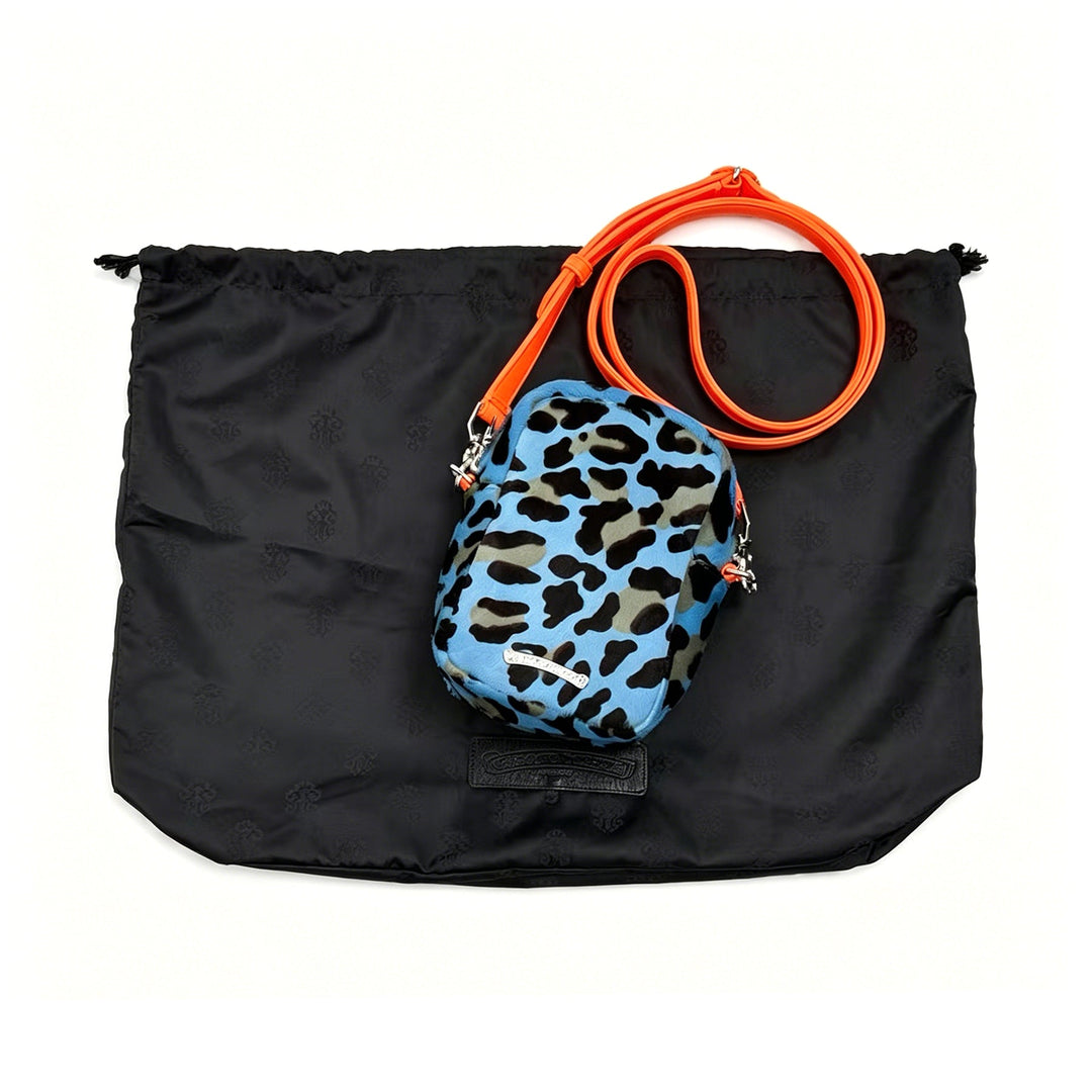 Chrome Hearts Blue Camouflage Pony Hair TAKA Camera Bag - SHENGLI ROAD MARKET