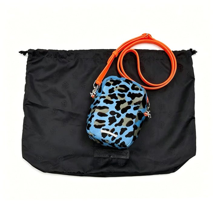 Chrome Hearts Blue Camouflage Pony Hair TAKA Camera Bag - SHENGLI ROAD MARKET