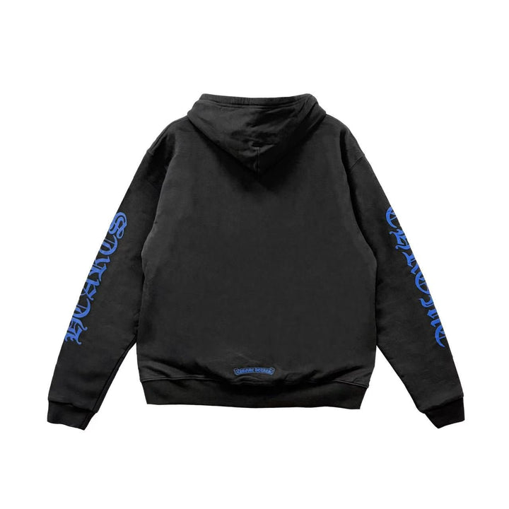 Chrome Hearts Blue Script Thermal Zip Up Hoodie - SHENGLI ROAD MARKET