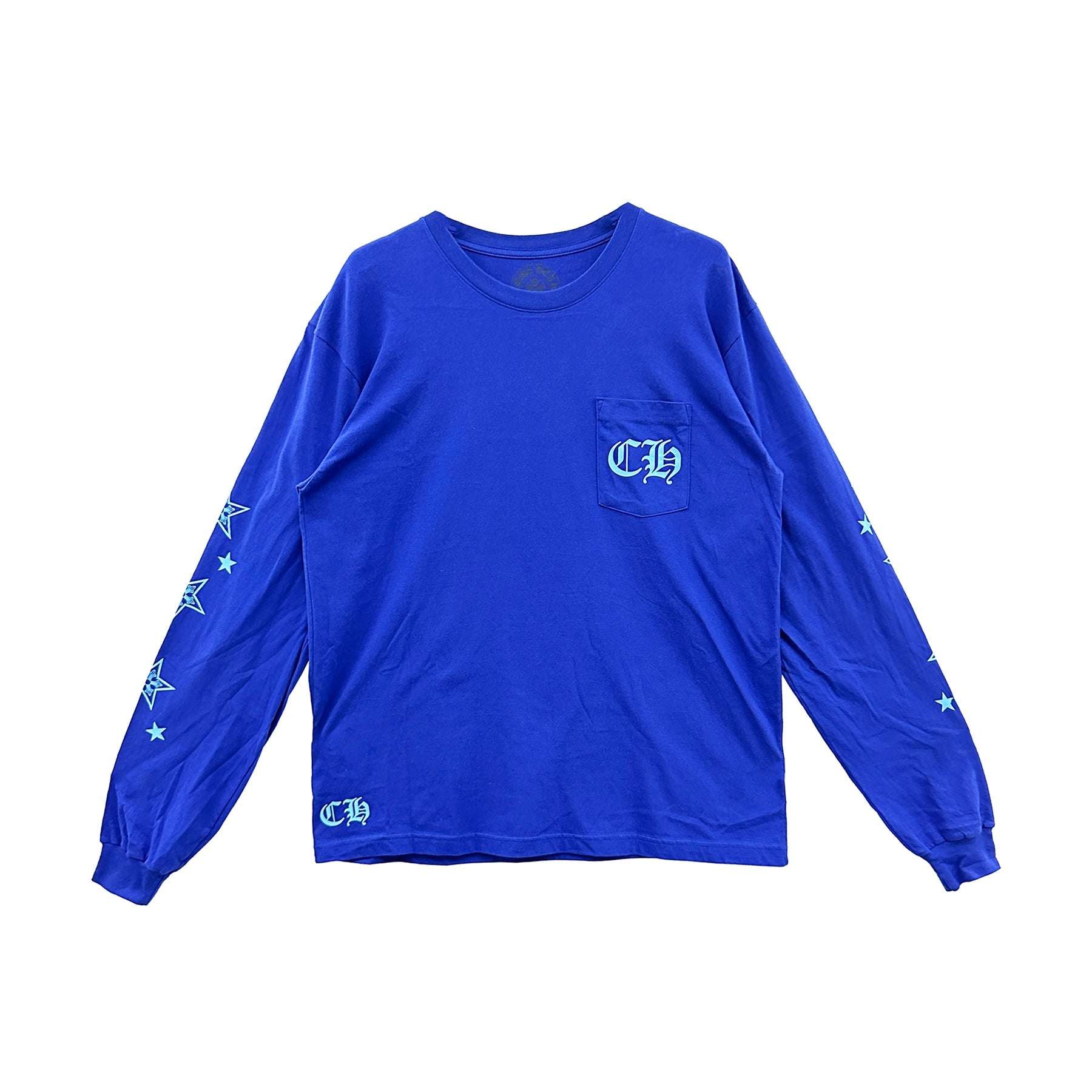 Chrome Hearts Blue Star Logo Long Sleeve Tee - SRM – SHENGLI ROAD