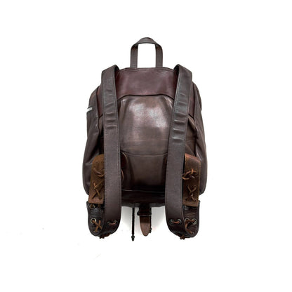 Chrome Hearts Brown Cross Logo Backpack - SHENGLI ROAD MARKET