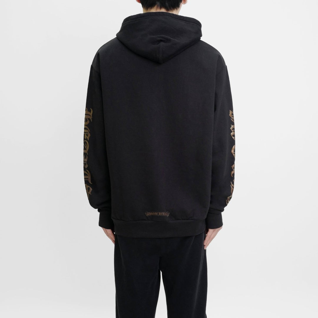 Chrome Hearts Brown Glitter 1988 Zip Up Hoodie - SHENGLI ROAD MARKET