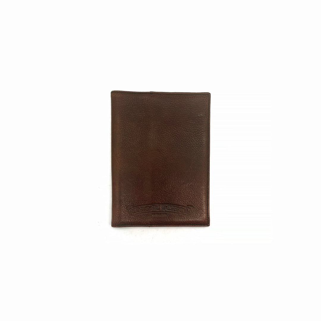 Chrome Hearts Brown Leather Cross Passport Holder - SHENGLI ROAD MARKET