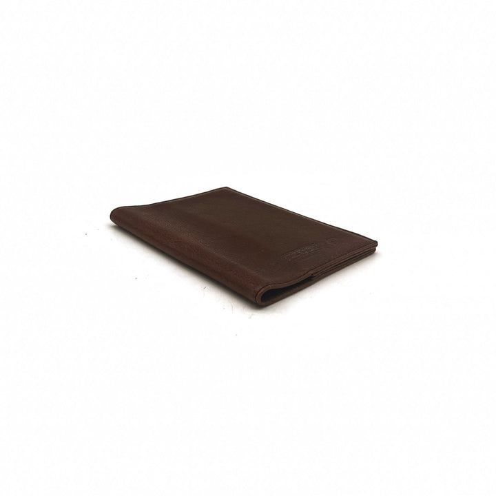 Chrome Hearts Brown Leather Cross Passport Holder - SHENGLI ROAD MARKET