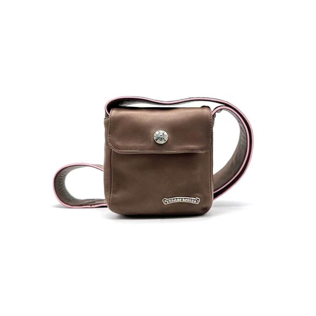 Chrome Hearts Brown & Pink Hot Pot Crossbody Bag - SHENGLI ROAD MARKET