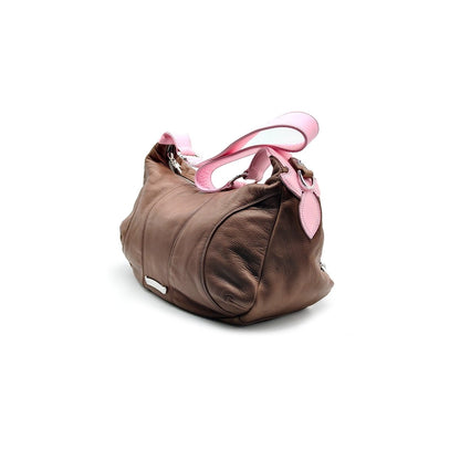 Chrome Hearts Brown&Pink Leather Casper Shoulder Bag - SHENGLI ROAD MARKET