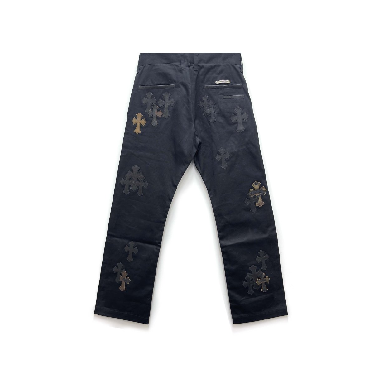 Chrome Hearts Camouflage Cross Black Chinos - SHENGLI ROAD MARKET