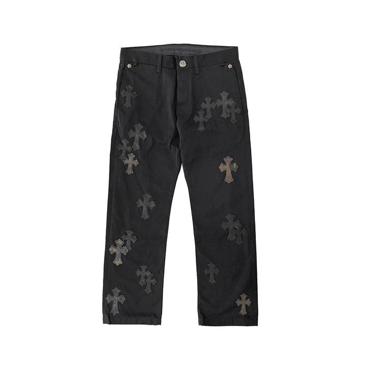 Chrome Hearts Camouflage Cross Black Chinos Jeans - SHENGLI ROAD MARKET