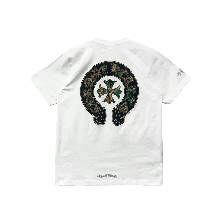 Chrome Hearts Camouflage Horseshoe Logo Short Sleeve Tee - SHENGLI ROAD MARKET