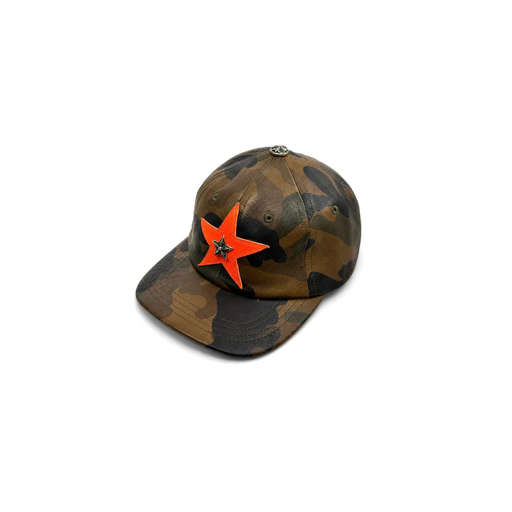 Chrome Hearts Camouflage Leather Star Patch Gunslinger Hat - SHENGLI ROAD MARKET