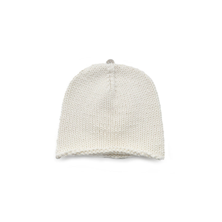 Chrome Hearts Cashmere Beaded Cross Patch White Beanie - SHENGLI ROAD MARKET