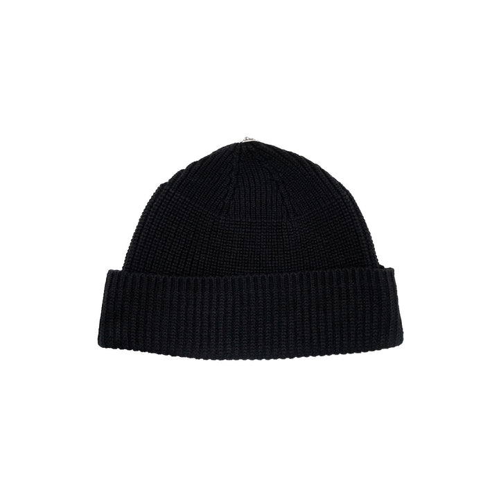 Chrome Hearts Cashmere Black Triple Cross Patch Beanie - SHENGLI ROAD MARKET