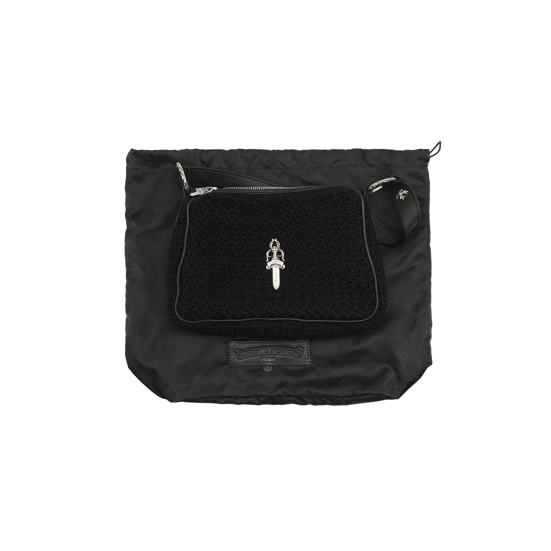 Chrome Hearts Cashmere Black Woven Chicken Nugget Bag - SHENGLI ROAD MARKET
