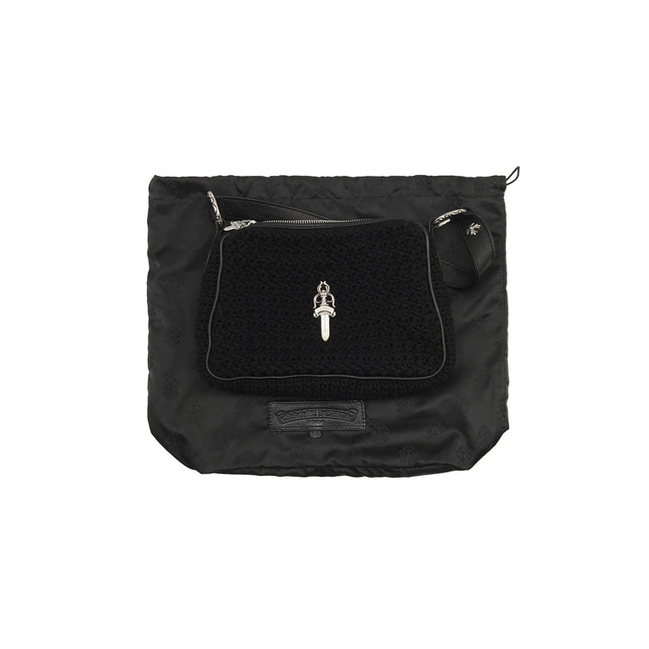 Chrome Hearts Cashmere Black Woven Chicken Nugget Bag - SHENGLI ROAD MARKET