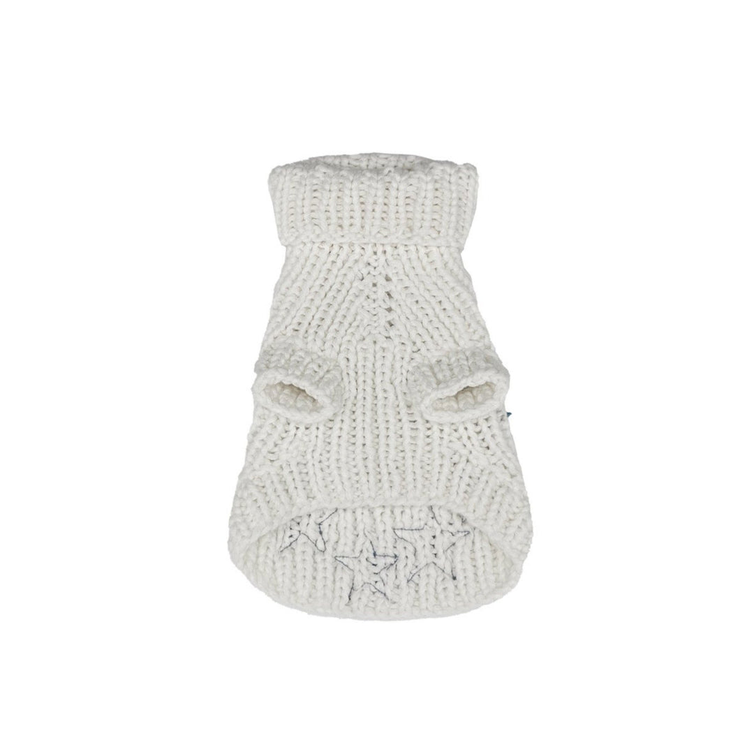 Chrome Hearts Cashmere Blue Star Patch Pet Sweater - SHENGLI ROAD MARKET