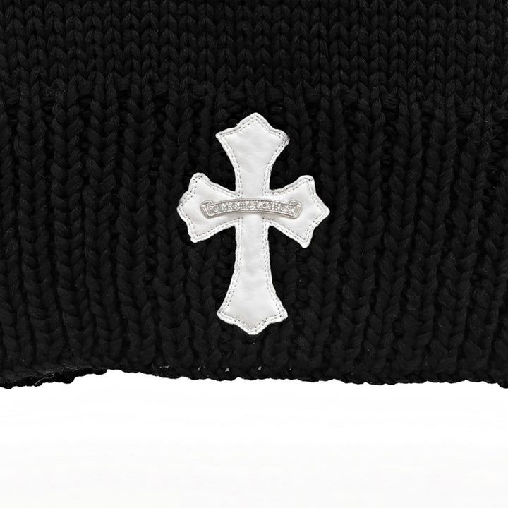 Chrome Hearts Cashmere Cross Patch Sweater - SHENGLI ROAD MARKET