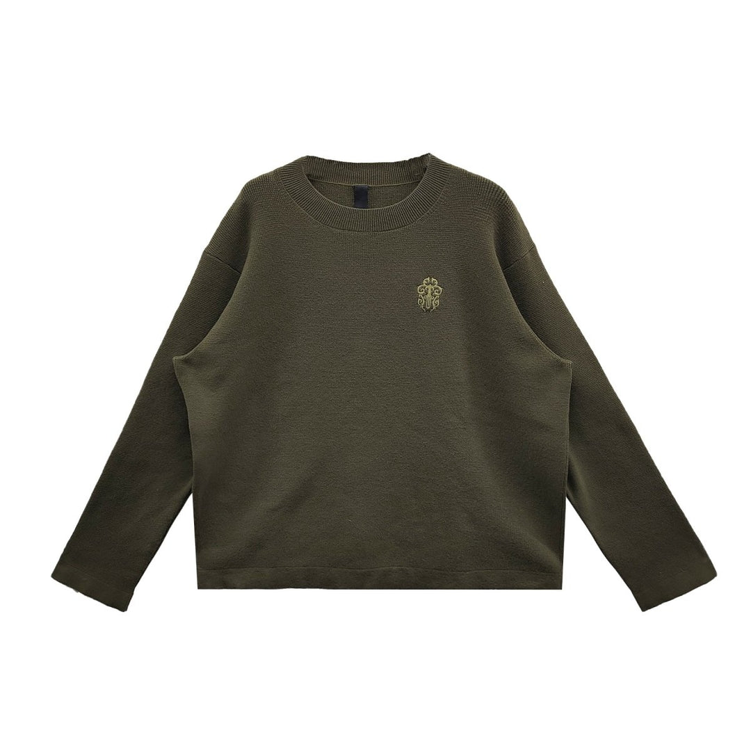 Chrome Hearts Cashmere Embroidered Dagger Sweater - SHENGLI ROAD MARKET