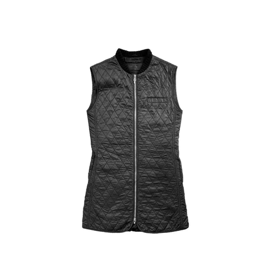 Chrome Hearts Cemetery Cross Patch Quilted Zip Vest - SHENGLI ROAD MARKET